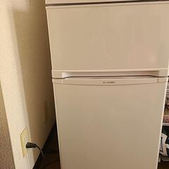 ELSONIC 2ドア冷凍冷蔵庫 83L