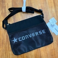 converseサコッシュ　黒色【未使用】