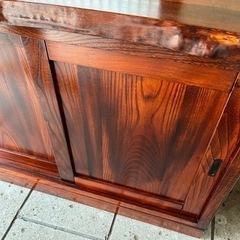 お値段要相談です！　欅　テーブル　飾り棚　TV台