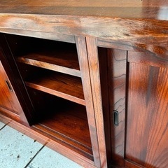 お値段要相談です！　欅　テーブル　飾り棚　TV台