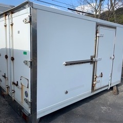 No.716 保冷バン 2ｔ 車  アルミ 箱 バイク 倉庫 トラック コンテナ 米 保管庫 物置 DIY