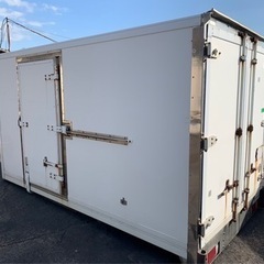 No.716 保冷バン 2ｔ 車  アルミ 箱 バイク 倉庫 トラック コンテナ 米 保管庫 物置 DIY