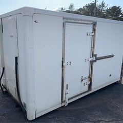 No.716 保冷バン 2ｔ 車  アルミ 箱 バイク 倉庫 トラック コンテナ 米 保管庫 物置 DIY