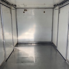 No.716 保冷バン 2ｔ 車  アルミ 箱 バイク 倉庫 トラック コンテナ 米 保管庫 物置 DIY