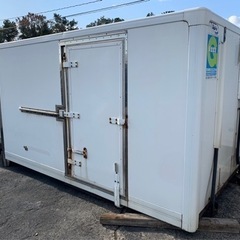 No.716 保冷バン 2ｔ 車  アルミ 箱 バイク 倉庫 トラック コンテナ 米 保管庫 物置 DIY