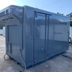 No.720 保冷バン 2ｔ 車 アルミ 箱 バイク 倉庫 トラック コンテナ 米 保管庫 物置 DIY