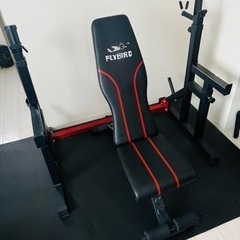 ベンチプレス　プレート多数　トレーニング器具