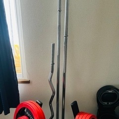 ベンチプレス　プレート多数　トレーニング器具