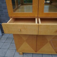 IDC OTSUKA(大塚家具)の人気シリーズSPLENDOR(スプレンダー)のキュリオケースです。稀少なバーズアイ・メープルを使用した高級感は上品で洗練された印象に。本棚や食器棚などにも。DA152