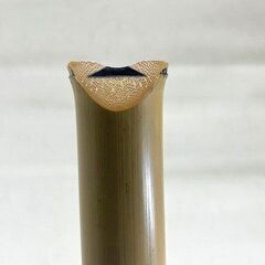 苫小牧バナナ】琴古流 尺八 翠勝銘 二尺二寸管 約67cm 和楽器 中継銀 