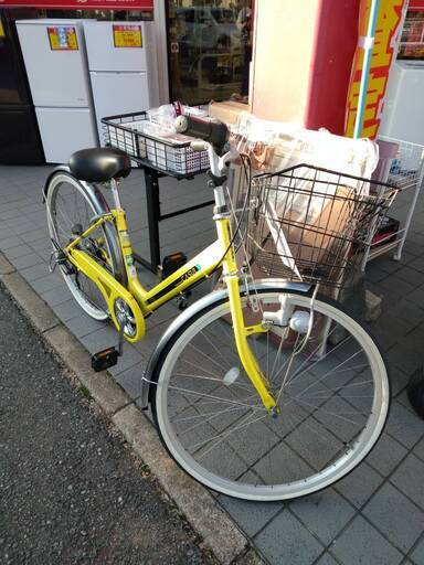 オススメ品サイクルベースあさひ カジュリー 26インチ シティサイクル シマノ6段変速 478