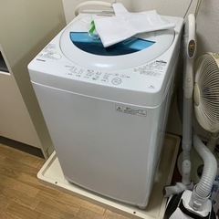 引き取り予定者決定しましたTOSHIBA 5キロ洗濯機