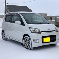 【車検満タン】H20/ムーブカスタム/4WD/16万キロ/スマー...