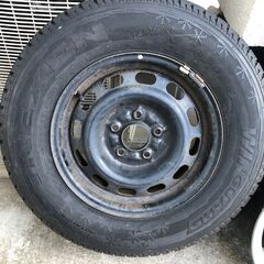 マツダボンゴフレンディ SG5W 純正スチールホイール＆ホイールキャップ 