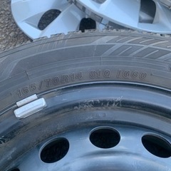 スタッドレスタイヤ　165/70R14 2018年製　8分山　直接引き取り希望