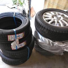 商談中！日産純正アルミホイール付スタッドレスタイヤと新品タイヤ各４本セット！