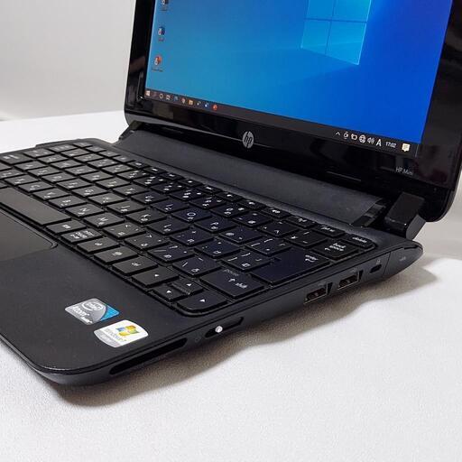 ノートパソコン HP mini ATOM N570/2GB/SSD64GB/Win10