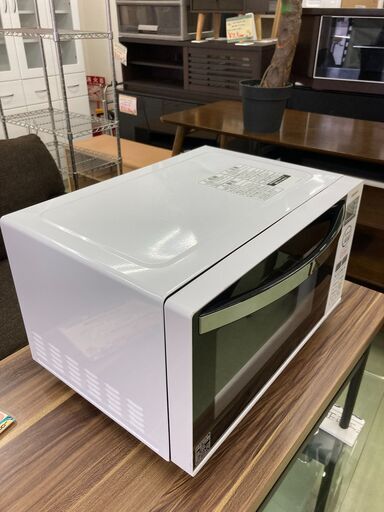 【リサイクルショップ　ピカソ　小松原】東芝 TOSHIBA 17L フラットタイプ 縦開き 単機能レンジ ヘルツフリー ホワイト 2019年製 ER-SS17A-W★6083★