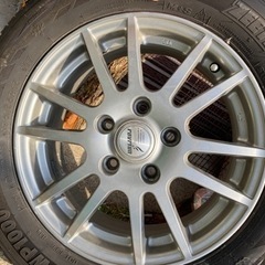 アルミホイル　スタッドレスタイヤ