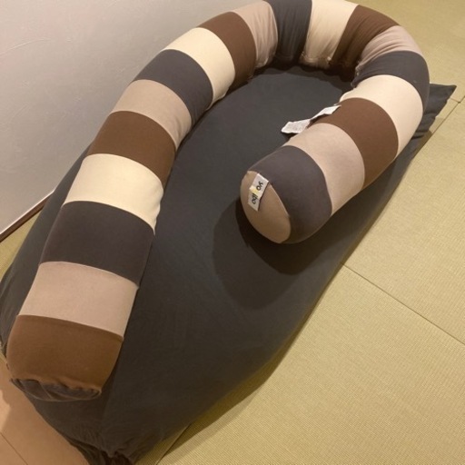 【セット価格】ヨギボーマックスダークグレー、キャタピラーロング【直接引き渡し可】