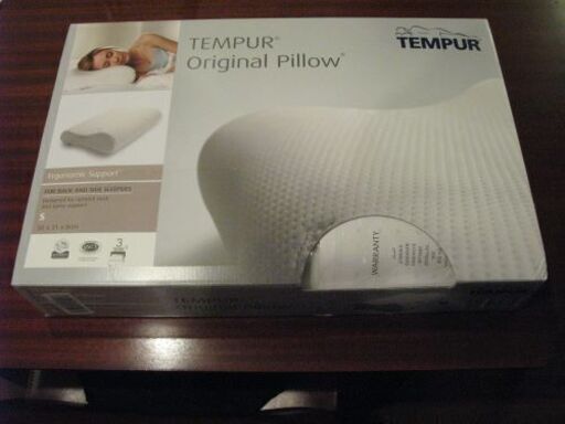 未使用 テンピュール Tempur オリジナル 枕 ホワイト Sサイズ お譲りします。