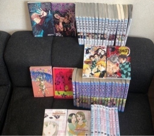 【キャンセルの為！！再募集！！！】漫画セット 呪術廻戦1〜15巻 ジョジョリオン1〜17巻逃げ恥1〜11巻おまけ付①