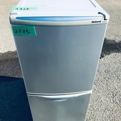 2325番 ナショナル✨冷凍冷蔵庫✨NR-B123J-S‼️