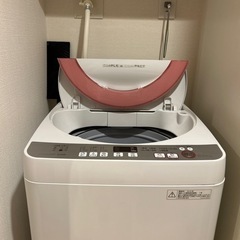 SHARP洗濯機　一人暮らしサイズ