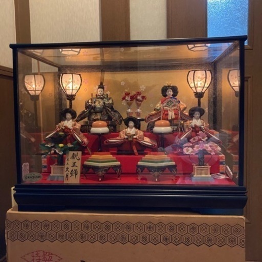 雛人形 三段飾り 箱付き