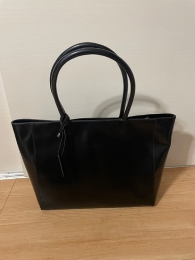新品未使用　本革 バッグ トートバッグ ビジネス MURA 大容量　BLACK