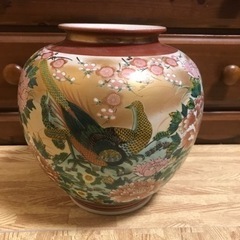 九谷焼　花器　壺