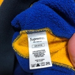 美品 Supreme シュプリーム マルチカラー パッチワーク パーカー