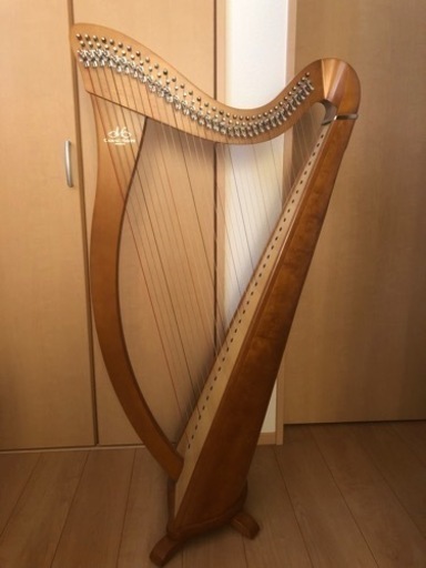カマック ケルティックハープ34弦 フランス製 美品