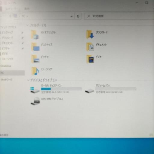 hp8200 corei7 2600 新品SSD128GB/HDD500GB　キーボード/マウス付