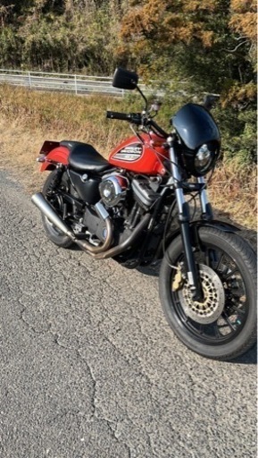 ハーレー XL883R リジットマウント キャブ ボアアップ