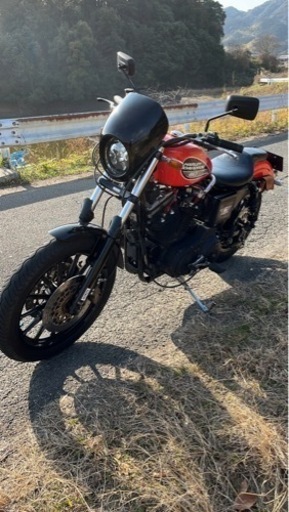 ハーレー　XL883R   リジットマウント　キャブ　ボアアップ ハーレー XL883R リジットマウント キャブ ボアアップ