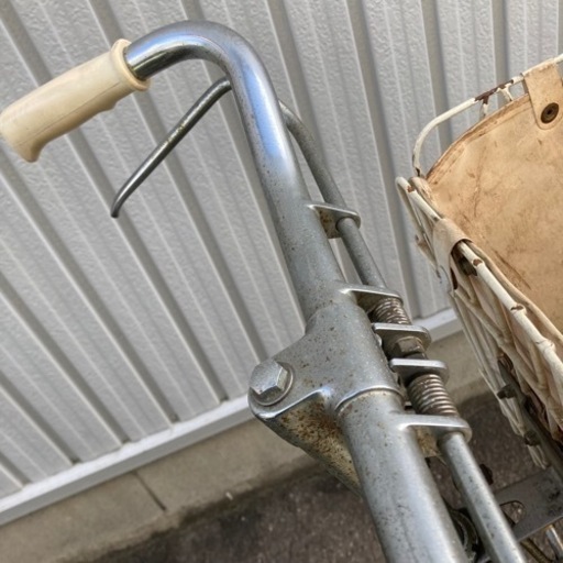 希少】レトロ自転車 ロッドブレーキ 26インチノーパンクタイヤ