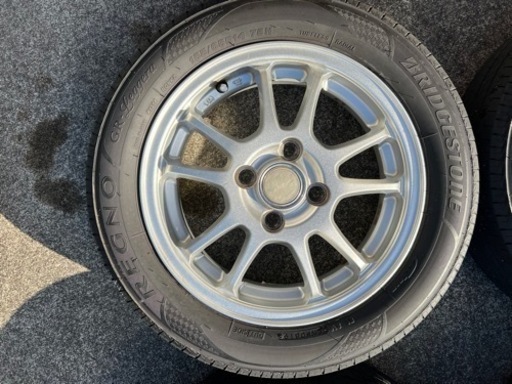 タイヤ、ホイール 【中古】タイヤ+アルミホイール4本セット（軽自動車用）