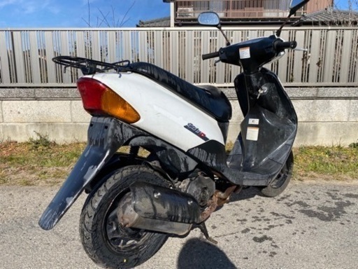 ☆レッツ2タイプS☆フロントディスクブレーキモデル☆エンジンかかりますが現状売買につき格安で^_^ ☆レッツ2タイプS☆フロントディスクブレーキモデル☆エンジンかかり