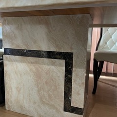 大理石　ダイニングテーブルセット