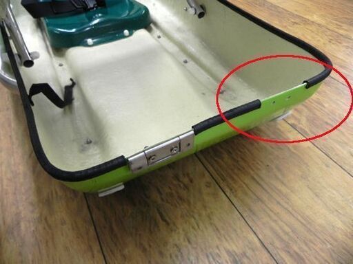 キッズパルク NORLITE DESIGNS 手押しソリ グリーン BS-88 補助輪付き