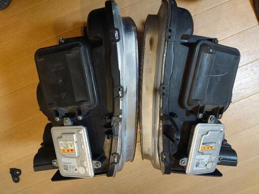 HID DA17W エブリィワゴン 左右ヘッドライト メッキ 純正 スズキ 
