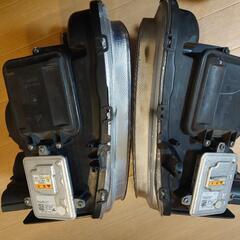 HID DA17W エブリィワゴン 左右ヘッドライト メッキ 純正 スズキ バラスト ウインカー球 ポジション球付き