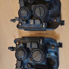 HID DA17W エブリィワゴン 左右ヘッドライト メッキ 純正 スズキ バラスト ウインカー球 ポジション球付き