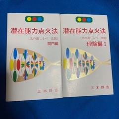 【ネット決済・配送可】潜在能力点火法　開門編、理論編　各1冊セッ...