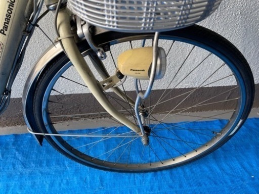 中古パナソニック電話アシスト自転車 バッテリー3､1AH 中古車/三輪 