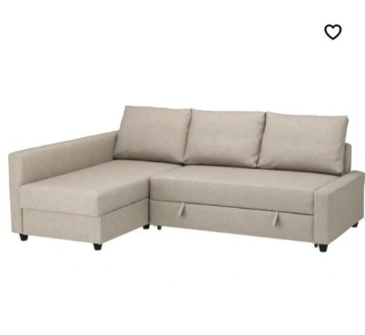 IKEA ソファ　フリーヘーテン　FRIHETEN 収納付ソファベッド