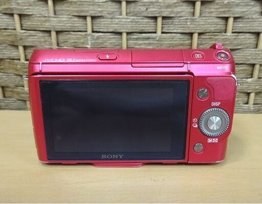 ジャンク SONY デジタル一眼 ミラーレスカメラ α NEX-F3 ピンク