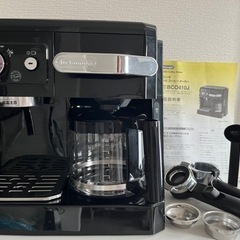 お値下げ中❗️デロンギコンビコーヒーメーカーBC0410J-B ブラック デロンギ コンビコーヒーメーカー BCO410J-B/ブラック 送料無料