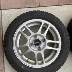 スタッドレス　アルミホイール4本セット　ダンロップ　14インチ　ウィンターマックス